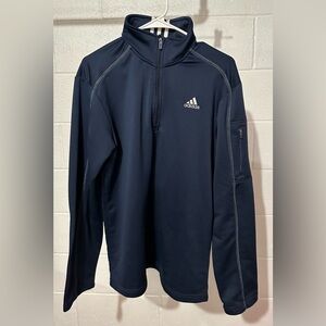 Adidas 1/4 Zip Long Sleeve, Medium